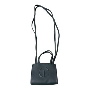 Telfar Small Shopping Bag/Crossbody in dark green